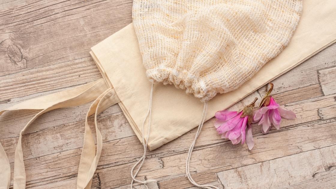 Borse in cotone per la spesa zero waste